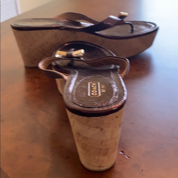 Coach Wedge Sandals - Picture 3 of 4